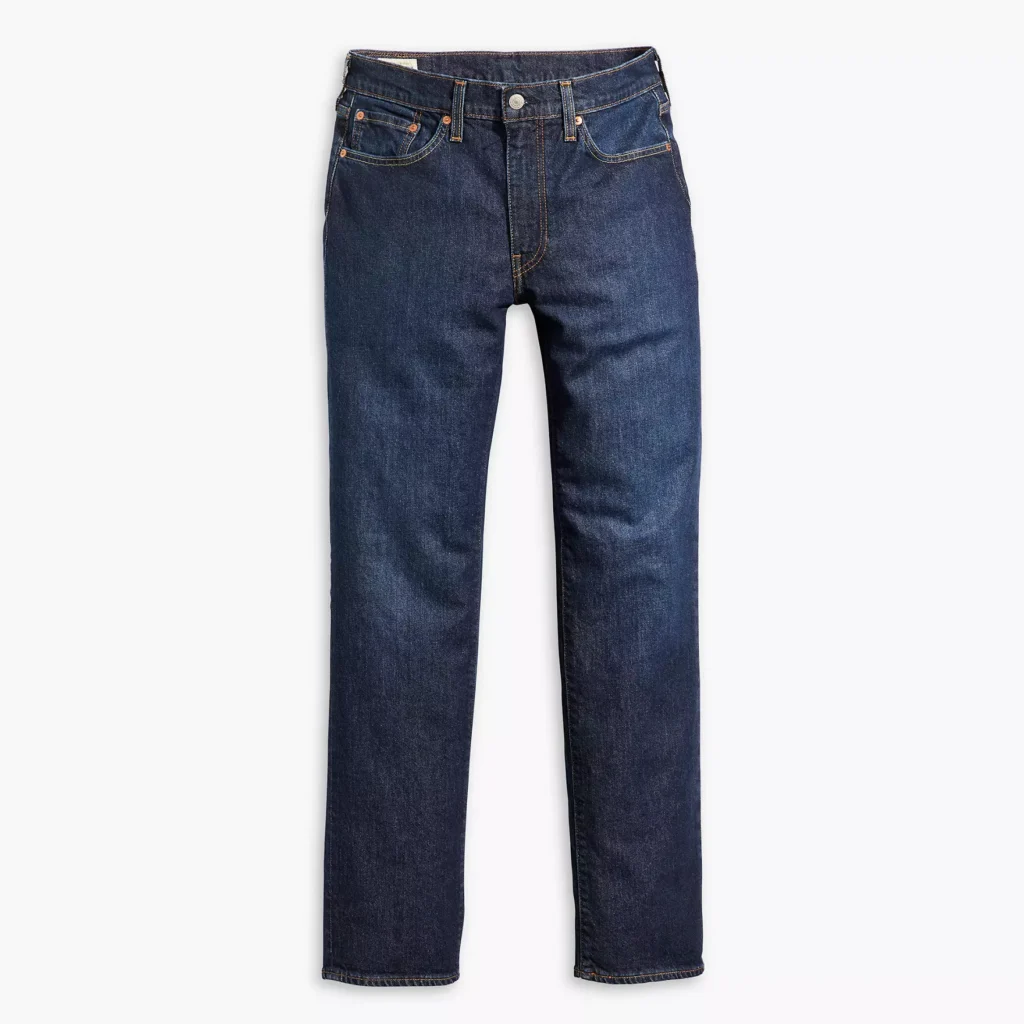 Levis Premium 514 Straight Fit Mens Jeans Review Image of Jeans in Dark Blue
