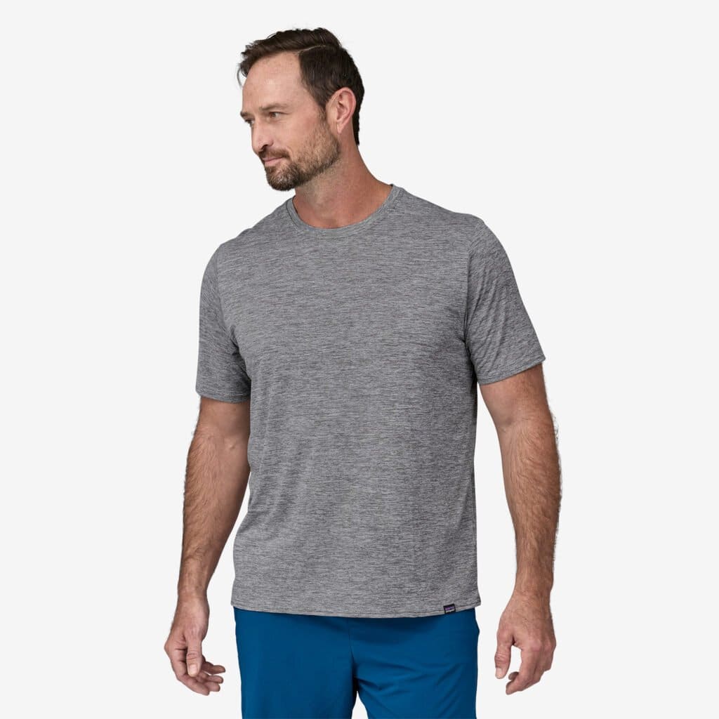 Patagonia Men's Capilene Cool Daily Shirt in Feather Gray