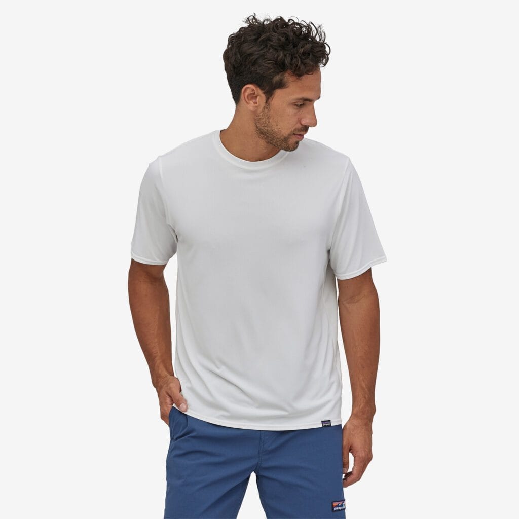 Patagonia Men's Capilene Cool Daily Shirt in White