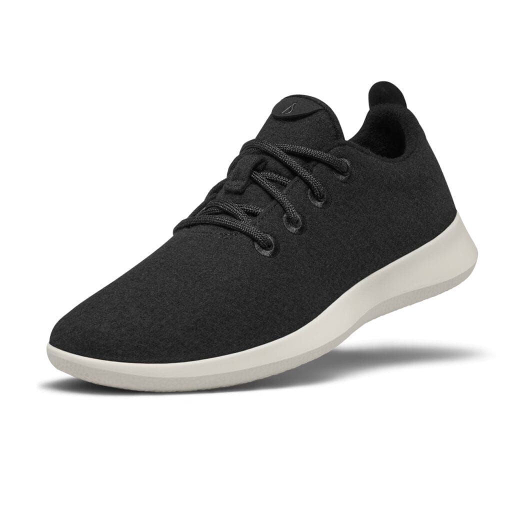 Allbirds Wool Runners in True Black (Cream Sole)