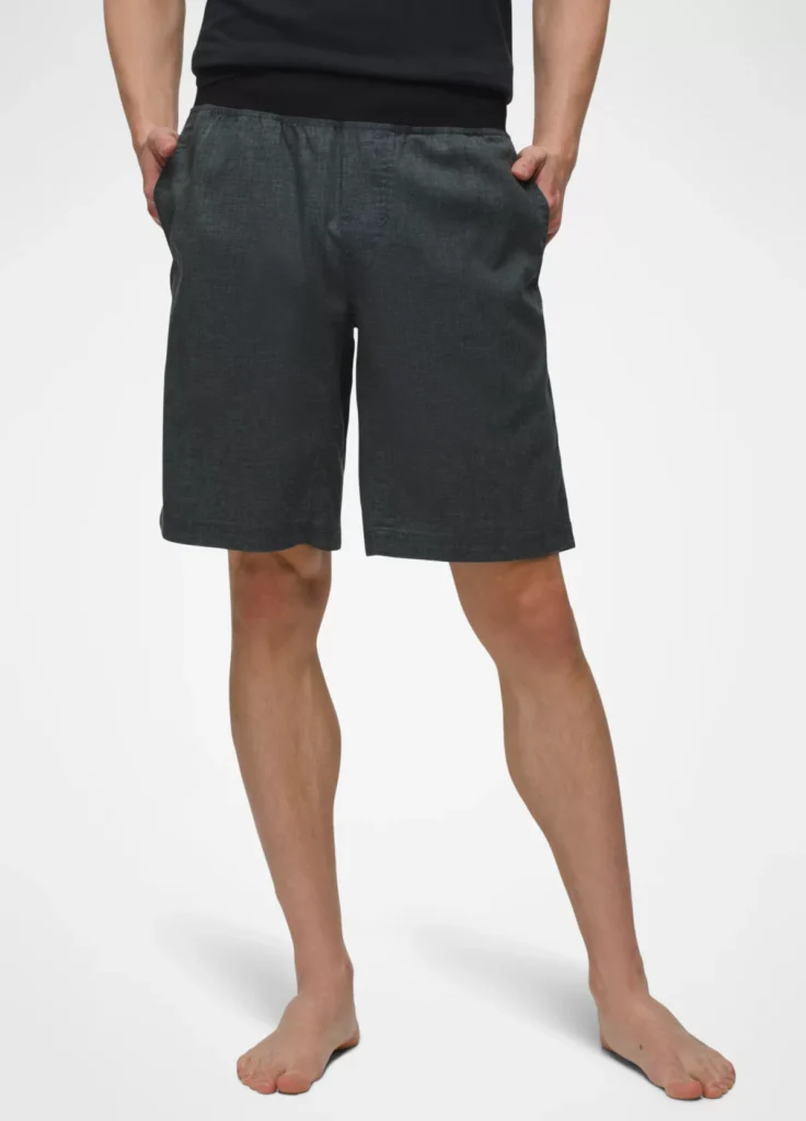 Prana Vaha Shorts in Grey Blue